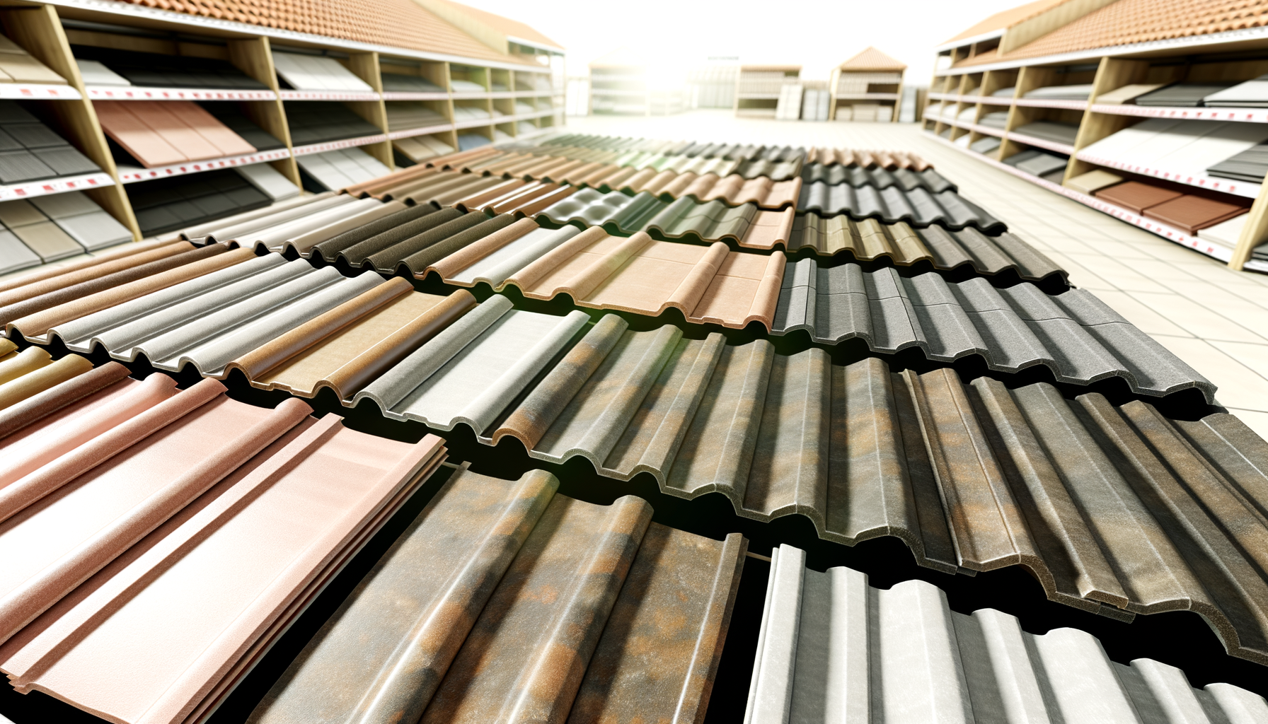 Tetőcserepek webáruházi bemutatása különböző márkákkal